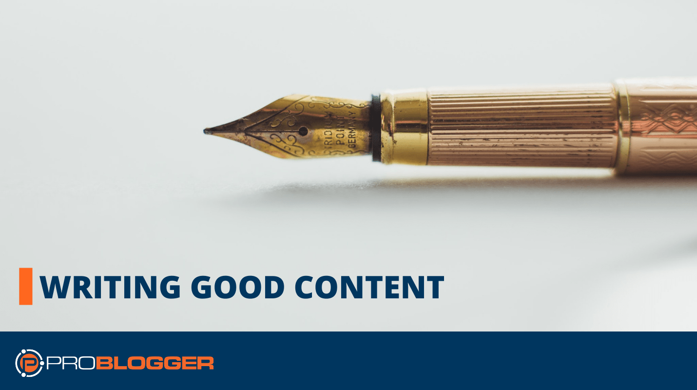 Writing Good Content